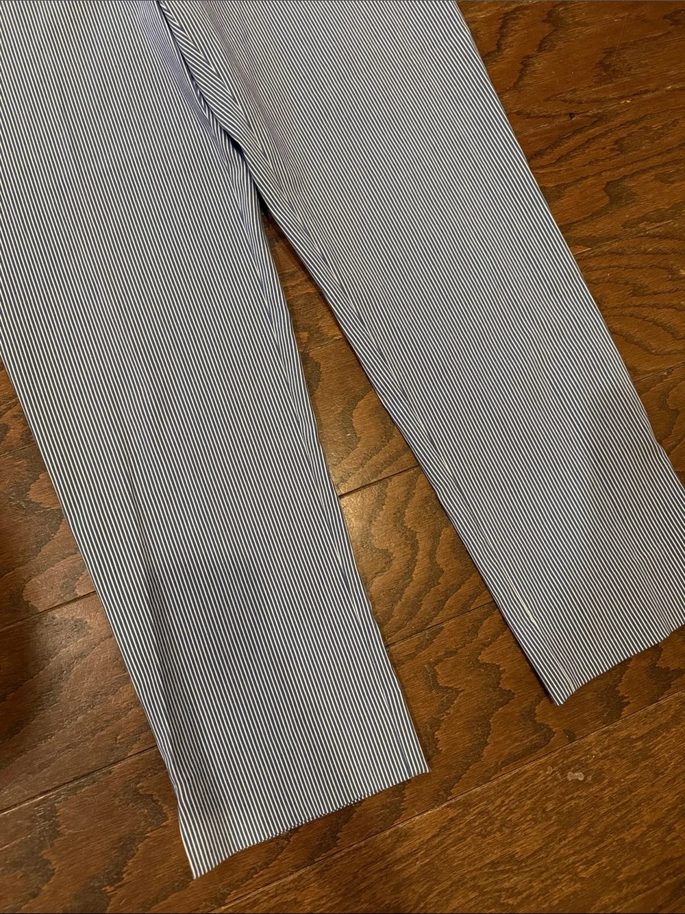 Zac & Rachel NWT blue/white striped pull on pants, size 14 - Picture 3 of 8